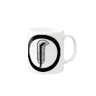 miniminiのプラント  Mug :right side of the handle