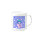 Sugisugi shopの80’s pretty idol Mug :right side of the handle