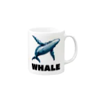 BLUEZZLYのWHALE マグカップの取っ手の右面