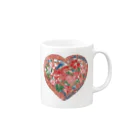 HeartyTimeのハート紅型 Mug :right side of the handle