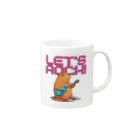 かむろのおみせのLet’s Rock! Mug :right side of the handle