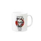 愛美吉祥天女のtennyo スカル Mug :right side of the handle