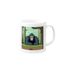 kazuminLANの考えるゴリラ🦍 Mug :right side of the handle