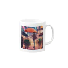 zetubouの雨宿り Mug :right side of the handle