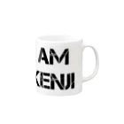 ミリタリー風ショップ　US CLUBのI AM KENJI Mug :right side of the handle