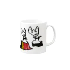 BWfamilyのおやまのきつねのおんなのこ Mug :right side of the handle