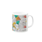 moko's merry shopの勇気をあなたへ Mug :right side of the handle