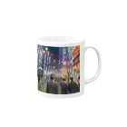 DROOMの都会の夜 Mug :right side of the handle