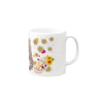 秋野瑞樹の𝓣·̩͙ tea.きみのホッカイロ Mug :right side of the handle