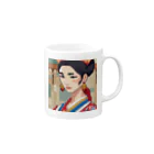 クロスクリエイティブの琉球伝説の美女 Mug :right side of the handle