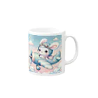 かわいいキャラクター・キュートパイロットのCUTIE PILOT MIMIE Mug :right side of the handle