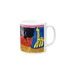 BWfamilyの夜のサバンナ Mug :right side of the handle