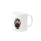 LISPのアルピニスト猫ちゃん３ Mug :right side of the handle