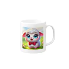 アニマルキャラクターショップのpretty sheep Mug :right side of the handle