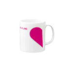 プープーファクトリーのLOVE（男性用） Mug :right side of the handle