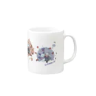 しろあくまショップの四季を楽しむろき Mug :right side of the handle