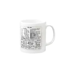 コロ助のMac OS ショートカットキー Mug :right side of the handle