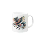 FUMYの雅彩ペガサス - Gasa Pegasus Mug :right side of the handle