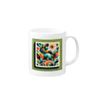 H-Maddyのネイチャーバイブ Tシャツ Mug :right side of the handle