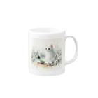 Patroの東京と猫 Mug :right side of the handle