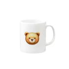 青りんごミュージアムのクマちゃん Mug :right side of the handle