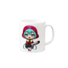 スライムバケツ店の1狩りかな？！蛇蝎家冷音ちゃん！ Mug :right side of the handle