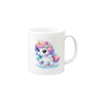 ironanoの【#いろなの】ユニコーン Mug :right side of the handle