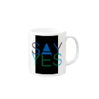 HugoDesignsのSay Yes! マグカップの取っ手の右面