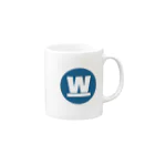 Woofssn™︎のW under bar  Mug :right side of the handle