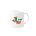 ふちこの龍のマグカップ Mug :right side of the handle