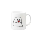 mafu_02のおばーけ君 Mug :right side of the handle