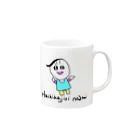 ポコ天市場のHachikajiri nozomi Mug :right side of the handle