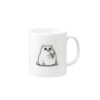 猫!にゃんこ！のアイスうまいにゃんこ Mug :right side of the handle