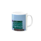 nexco大好き人の東名高速道路守山PAスマートインターの案内標識板 Mug :right side of the handle