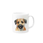 ワッフル ショップのDuke (デューク) Mug :right side of the handle