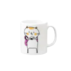 さかやの白茶ねこ Mug :right side of the handle