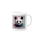 クレイジーパンダのcrazy_panda5 Mug :right side of the handle