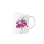 植物の絵師「洋子」の店の可愛い野の春の花_イモカタバミ Mug :right side of the handle