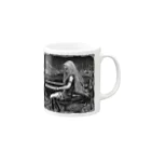 Death Metal Girls Collection ＝DMGC＝のdeath metal girl ＝strange p.f Vanessa＝ Mug :right side of the handle