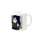 雨音月陽のBIT 白銀天マグカップ Mug :right side of the handle