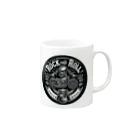 ロック堂のバイクアンドギター Mug :right side of the handle