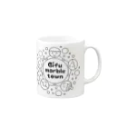 gifu-marbletownのぎふマーブルタウングッズ Mug :right side of the handle