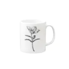 ペンで描く植物の詩のevening primrose  Mug :right side of the handle