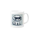 dogfulのスタイリッシュマルチーズ Mug :right side of the handle