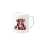 いろいろTOSIVOの巫女キャラグッズ、３つ目の巫女登場！ Mug :right side of the handle