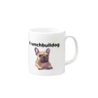 katamimi_ns_kawashimaのFrenchbulldog（フレンチブルドッグ） Mug :right side of the handle