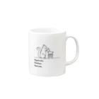 Clozettaのリスの料理 Mug :right side of the handle