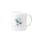 Clozettaのスケボーをするペンギン Mug :right side of the handle