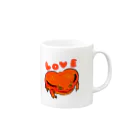 コハラアキコのアカトマトLove Mug :right side of the handle