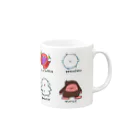 もふもふ堂のUMAグカップ２ Mug :right side of the handle